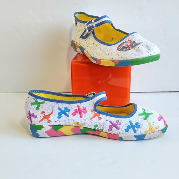 Hot Chocolate Design Chocolaticas Rainbow JAX Mary Jane Flats Shoes EU 41/US 11 - Picture 9 of 15